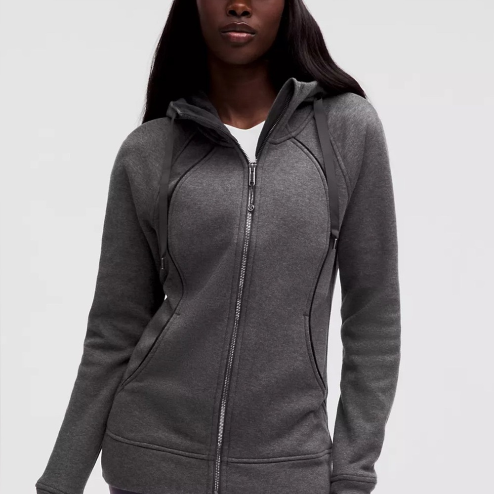 Charcoal Full-Zip Women's Hoodie